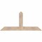 Ekena Millwork Portland Smooth Timber Gable Bracket, Douglas Fir, 60"W x 27"H x 5 1/2"D x 5 1/2"F, 11/12 Pitch GBW060X27X0606POR00SDF - alternate 1